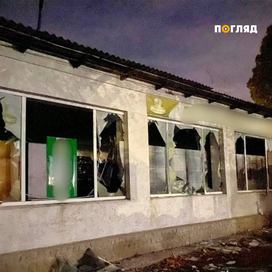 На Київщині внаслідок падіння уламків БпЛА пошкоджені навчальні заклади та адмінбудівлі (ФОТО) - зображення